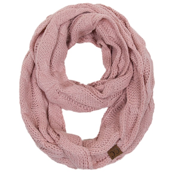 C.C 3pc Knit Warm Beanie Gloves Scarves Set